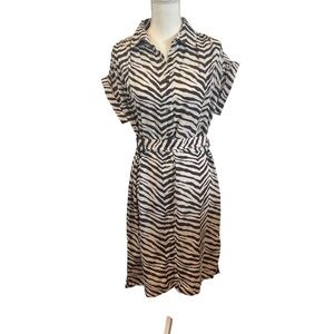 Tahari | Dresses | Tahari Nwt Zebra Striped 0 Linen Dress Size Medium | Poshmark Tahari | Dresses | Tahari Nwt Zebra Striped 0 Linen Dress Size Medium | Poshmark
